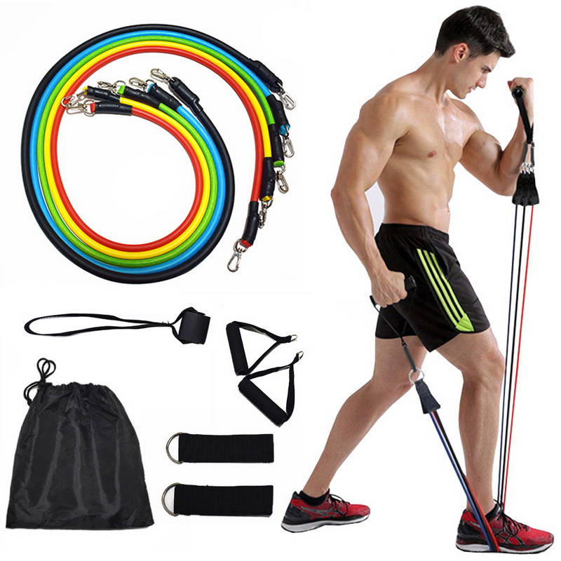 11 Pcs/Set Latex Resistance Bands Training Body Exercise Yoga Tubes Pull Rope Chest Expander Pilates Fitness with Bag
11 Pcs/Set Latex Resistance Bands Training Body Exercise Yoga Tubes Pull Rope Chest Expander Pilates Fitness with Bag