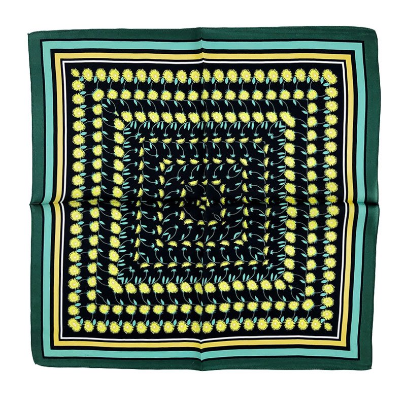 2020 Fashion 100% Silk Square Neck Scarf for Women Daisy printed Neckerchief Bandana Small Skinny Scarves 53*53CM
2020 Fashion 100% Silk Square Neck Scarf for Women Daisy printed Neckerchief Bandana Small Skinny Scarves 53*53CM