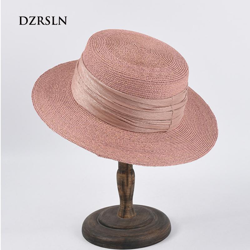 High Quality Superfine Raffia Sun Hats Fro Women British Flat Top Beach Hat Holiday Summer Pink Hat Wholesale S1129
High Quality Superfine Raffia Sun Hats Fro Women British Flat Top Beach Hat Holiday Summer Pink Hat Wholesale S1129