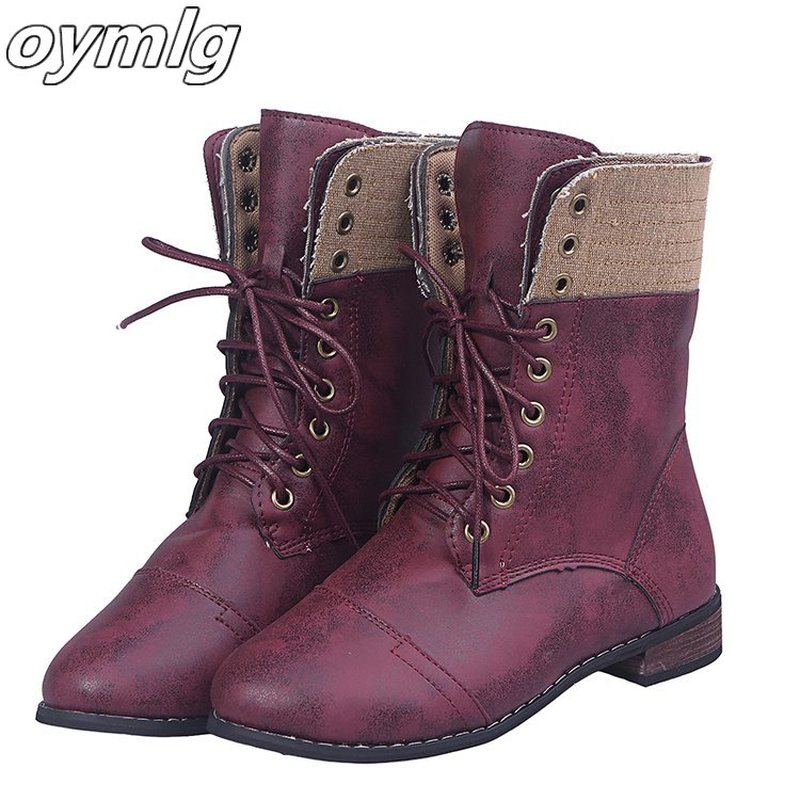 New Women's Ankle Boots Winter Shoes Woman Warm Lace Up PU Leather Sewing Ladies Shoes Low Heel Fashion Female Ankle Boot Ladies, Brown
New Women's Ankle Boots Winter Shoes Woman Warm Lace Up PU Leather Sewing Ladies Shoes Low Heel Fashion Female Ankle Boot Ladies, Brown
