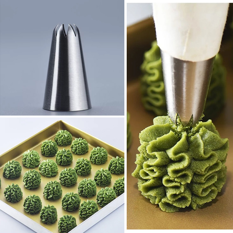 YEZI 1Pcs/set Icing Piping Pastry Nozzle Tips Baking Tools Cream Cake Decorating Set Stainless Steel Nozzles Cupcake 
YEZI 1Pcs/set Icing Piping Pastry Nozzle Tips Baking Tools Cream Cake Decorating Set Stainless Steel Nozzles Cupcake