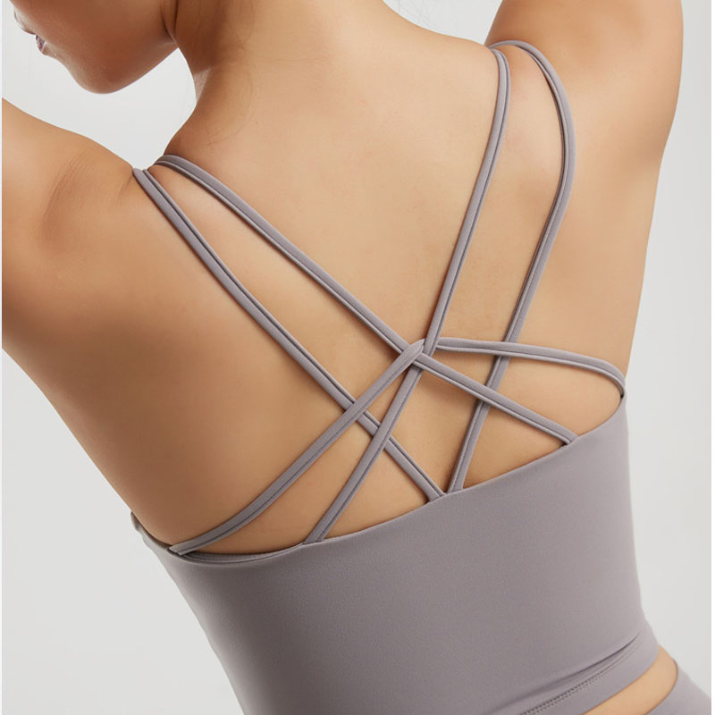 Nylon Vest Tape Sports Bras Women Shockproof Push-Ups Yoga Bras Gym Fitness Bra Tops Workout Running Thin strap Underwear 170, Vest (purple)
Nylon Vest Tape Sports Bras Women Shockproof Push-Ups Yoga Bras Gym Fitness Bra Tops Workout Running Thin strap Underwear 170, Vest (purple)