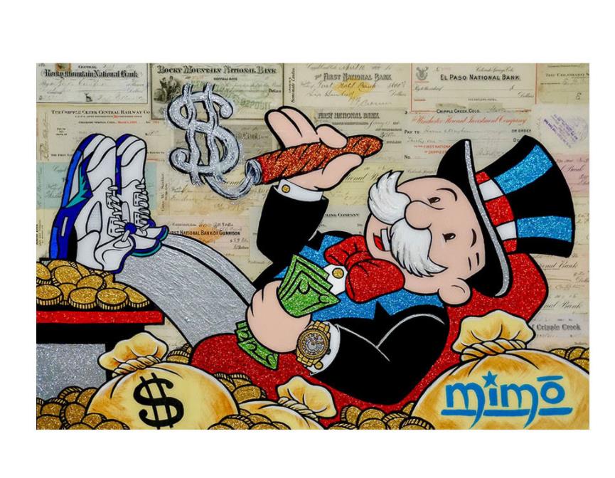 Wlong Large Size Oil Painting Monopoly 2 Graffiti Wall Art Picture Home Decor Living Room Modern Canvas Print Paintings
Wlong Large Size Oil Painting Monopoly 2 Graffiti Wall Art Picture Home Decor Living Room Modern Canvas Print Paintings