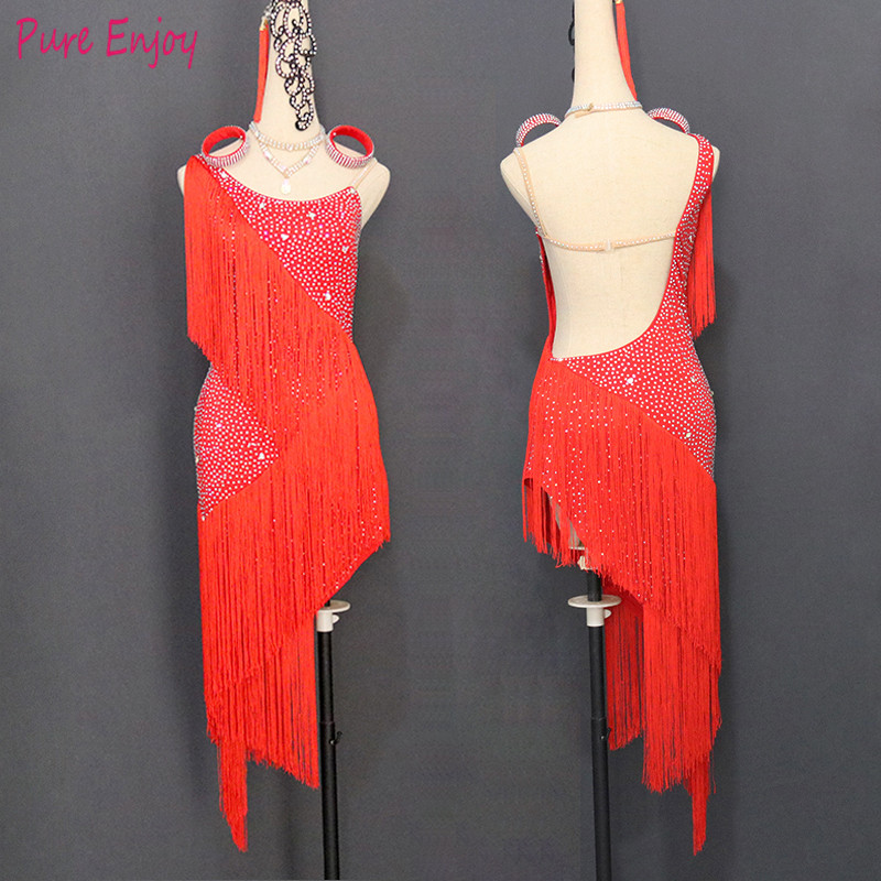 Tango adult red latin dance costumes women salsa dancewear dance costume dresses fringe diamond Professional Latin dress
Tango adult red latin dance costumes women salsa dancewear dance costume dresses fringe diamond Professional Latin dress