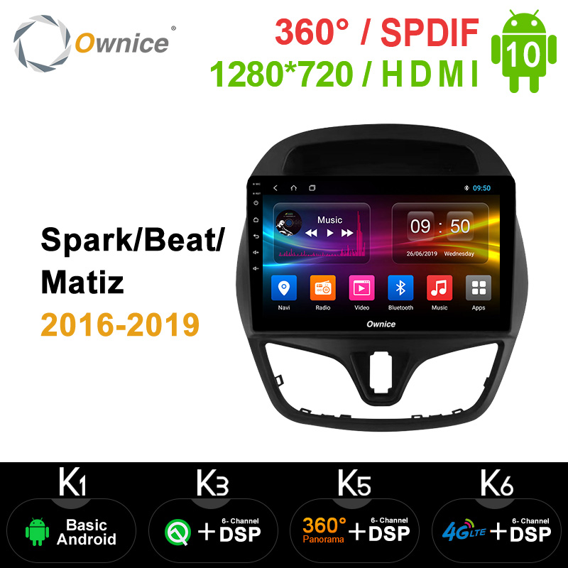 Ownice K5 K6 Android 10.0 4G LTE Car DVD for Chevolet Spark/Beat/Matiz 2020 - 2020 Stereo Audio Video 360 Panorama DSP SPDIF
Ownice K5 K6 Android 10.0 4G LTE Car DVD for Chevolet Spark/Beat/Matiz 2020 - 2020 Stereo Audio Video 360 Panorama DSP SPDIF