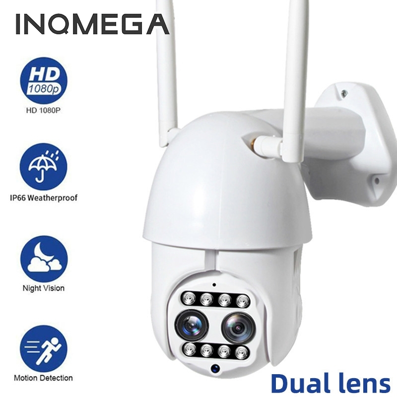 INQMEGA Dual Lens PTZ Camera Cloud 1080P 2MP 4X Digital Zoom Speed Dome Camera Wireless Wifi Outdoor CCTV Surveillance IP Cam 
INQMEGA Dual Lens PTZ Camera Cloud 1080P 2MP 4X Digital Zoom Speed Dome Camera Wireless Wifi Outdoor CCTV Surveillance IP Cam