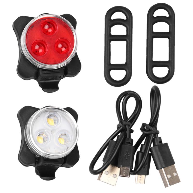 Bike Lights Waterproof Flash Light For Bicycle Set USB Rechargeable Front And Rear Cycling Headlight Taillight
Bike Lights Waterproof Flash Light For Bicycle Set USB Rechargeable Front And Rear Cycling Headlight Taillight