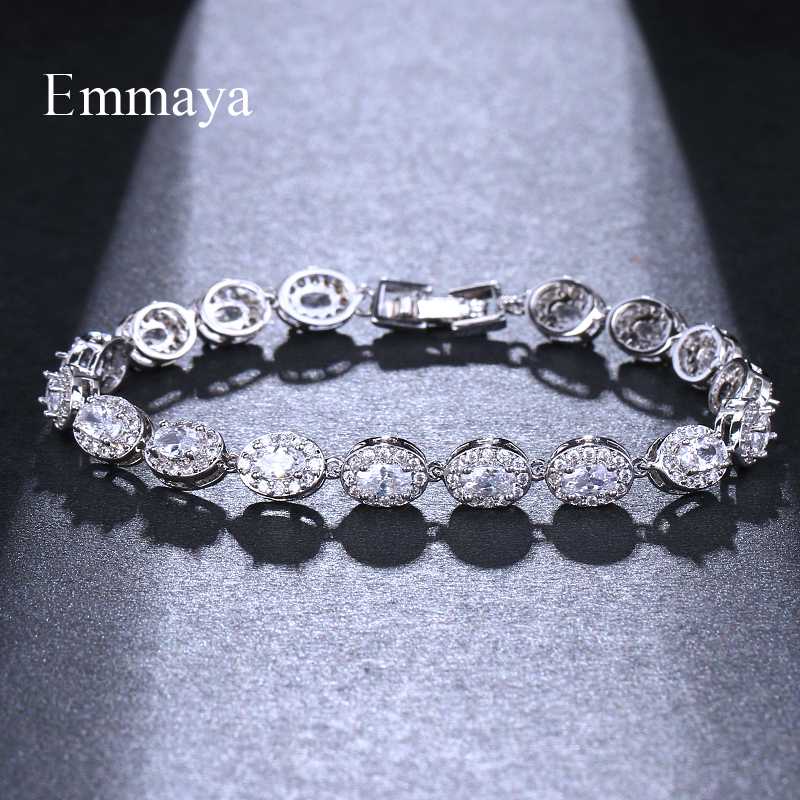 Emmaya Brand Fashion 18cm Oval Cubic Zircon Bracelet Romantic Bride Bracelets Wholesale Party
Emmaya Brand Fashion 18cm Oval Cubic Zircon Bracelet Romantic Bride Bracelets Wholesale Party