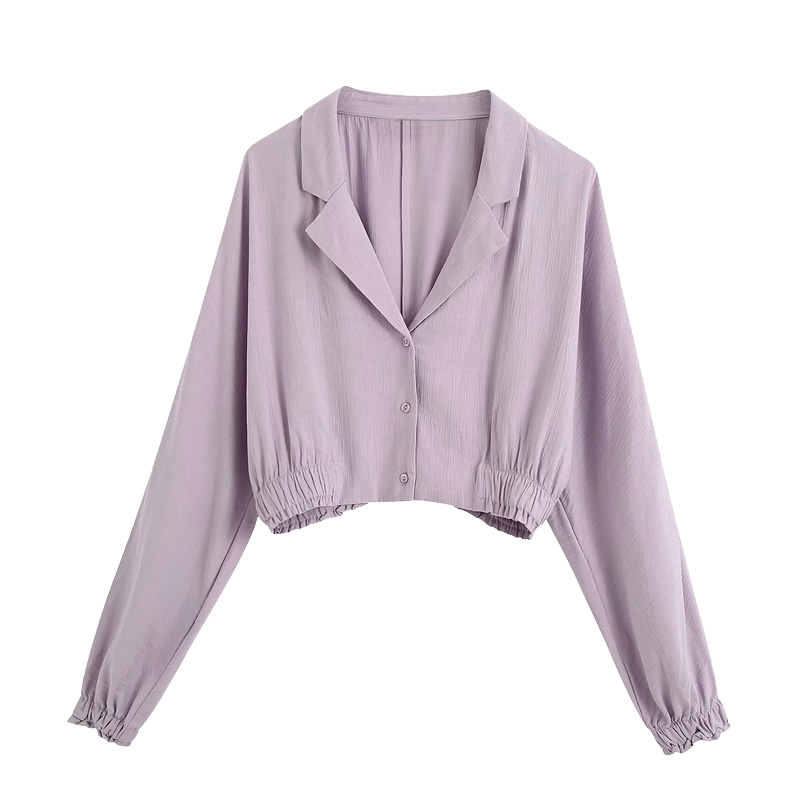 2020 New Fashion Button-up Cropped Blouses Vintage V Neck Long Sleeve Female Shirts Blusas Chic Tops, As picture
2020 New Fashion Button-up Cropped Blouses Vintage V Neck Long Sleeve Female Shirts Blusas Chic Tops, As picture