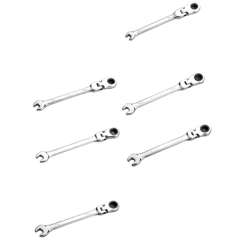 Keys Set Wrenches 7mm, 8mm, 9mm, 10mm, 11mm, 12mm Flexible Head Ratcheting Wrench Combination Spanner Tool Set
Keys Set Wrenches 7mm, 8mm, 9mm, 10mm, 11mm, 12mm Flexible Head Ratcheting Wrench Combination Spanner Tool Set