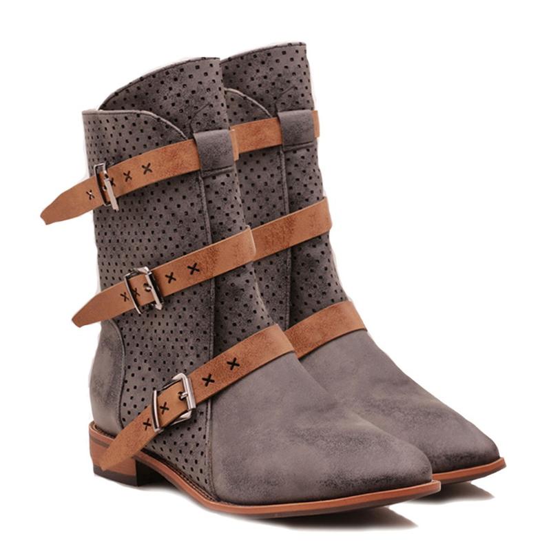 Women Buckle Boots Winter Warm Bare Boots Buckle Square Heel Casual Middle Tube Booties Casual Female Hot Sale, Bw
Women Buckle Boots Winter Warm Bare Boots Buckle Square Heel Casual Middle Tube Booties Casual Female Hot Sale, Bw