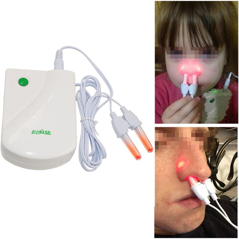 

Dropshipping BioNase Nose Rhinitis Sinusitis Cure Therapy Massage Hay fever Low Frequency Pulse Laser Nose Health Care Machine