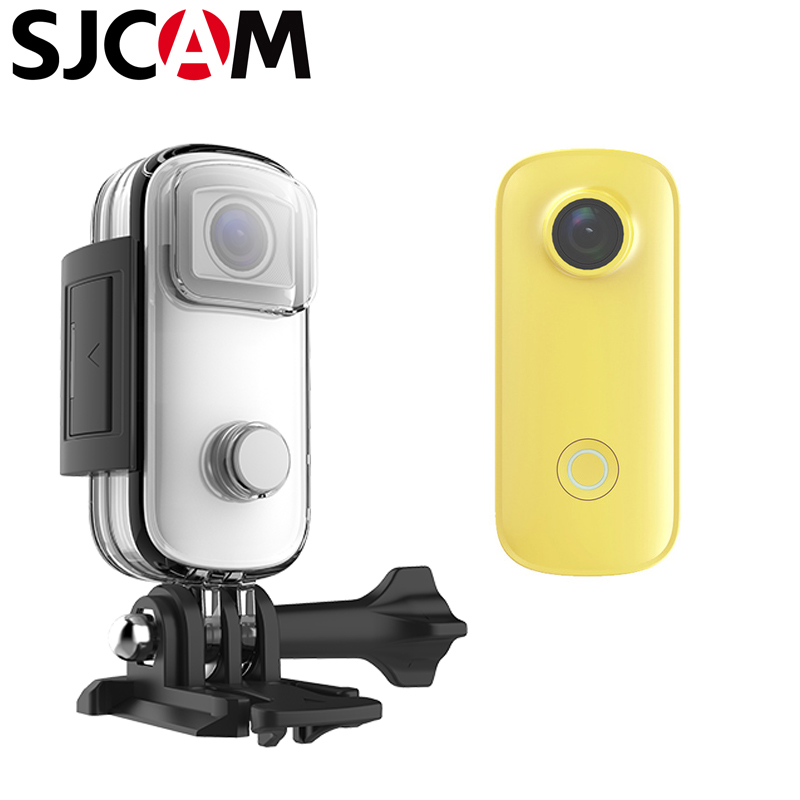 

New SJCAM C100 Thumb Camera Multipurpose 1080P 30FPS H.265 12MP NTK96672 2.4GHz WiFi 30M Waterproof Action Sports DV Camera