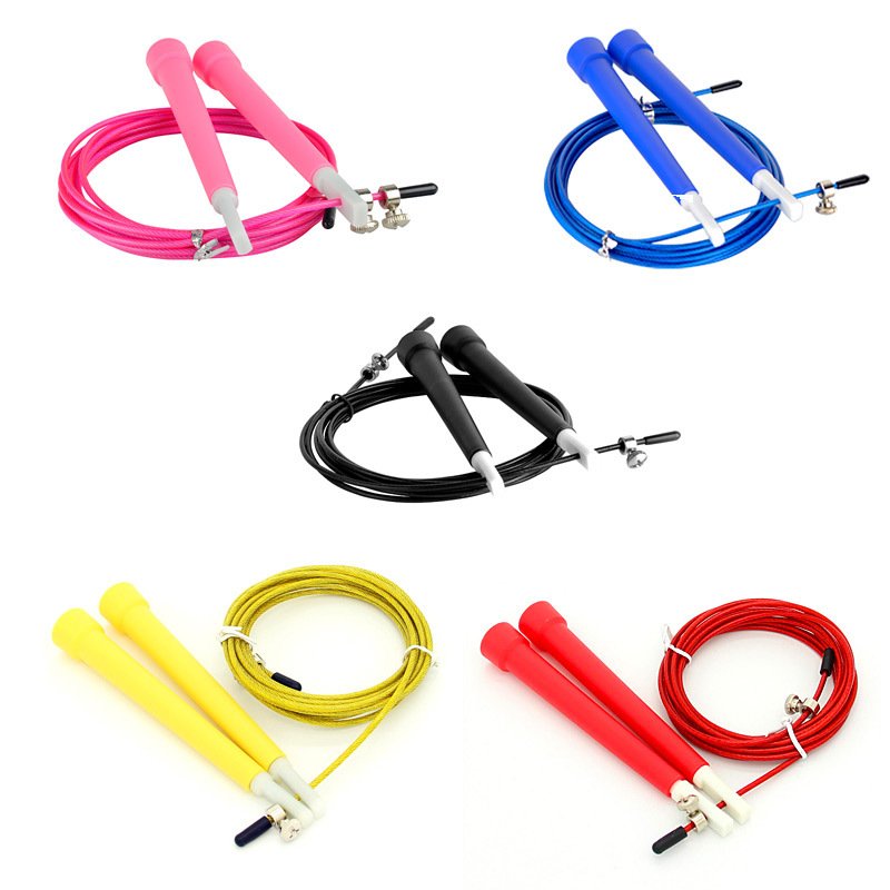 NEW Child/Adult Steel Wire Skipping Skip Adjustable Jump Rope Crossfit Fitnesss Equimpment Exercise Workout 3 Meters
NEW Child/Adult Steel Wire Skipping Skip Adjustable Jump Rope Crossfit Fitnesss Equimpment Exercise Workout 3 Meters