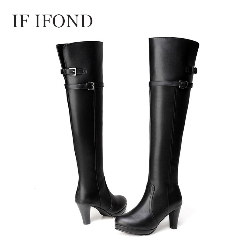 IF IFOND Autumn Winter Boots Women Black Over the Knee Boots PU Leather Sexy Thigh High Woman Botas Mujer Women Shoes
IF IFOND Autumn Winter Boots Women Black Over the Knee Boots PU Leather Sexy Thigh High Woman Botas Mujer Women Shoes