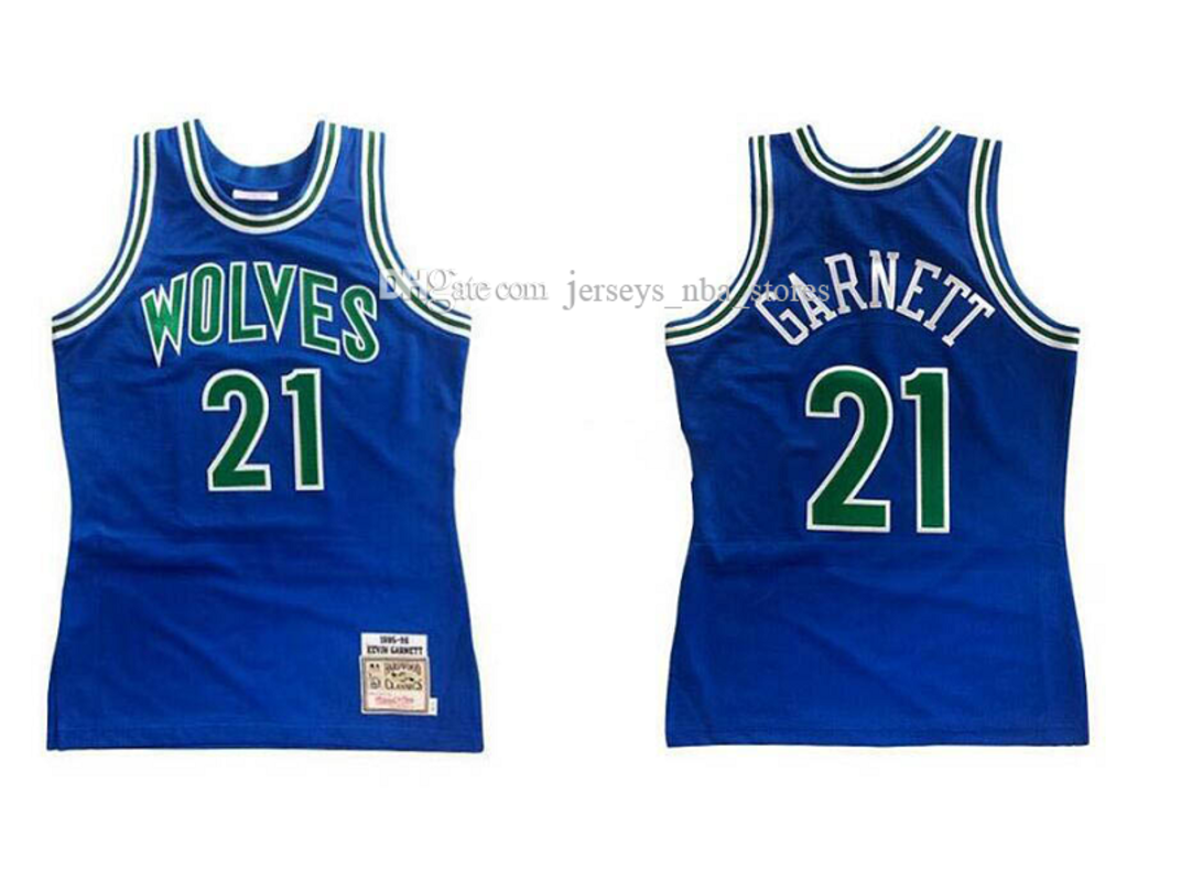Men's Basketball Minnesota Timberwolves 21 Kevin Garnett Mitchell & Ness 1995-96 Hardwoods Classics Authentic Jersey 01, Color1
Men's Basketball Minnesota Timberwolves 21 Kevin Garnett Mitchell & Ness 1995-96 Hardwoods Classics Authentic Jersey 01, Color1