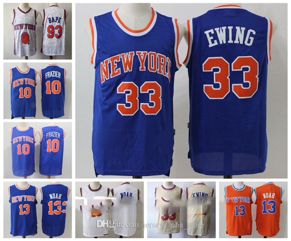 Vintage 33 Patrick Ewing New York Knicks Throwback Jersey 13 Joakim Noah Retro Mitchell Ness 10 Walt Frazier Basketball Jerseys, Black;red
Vintage 33 Patrick Ewing New York Knicks Throwback Jersey 13 Joakim Noah Retro Mitchell Ness 10 Walt Frazier Basketball Jerseys, Black;red