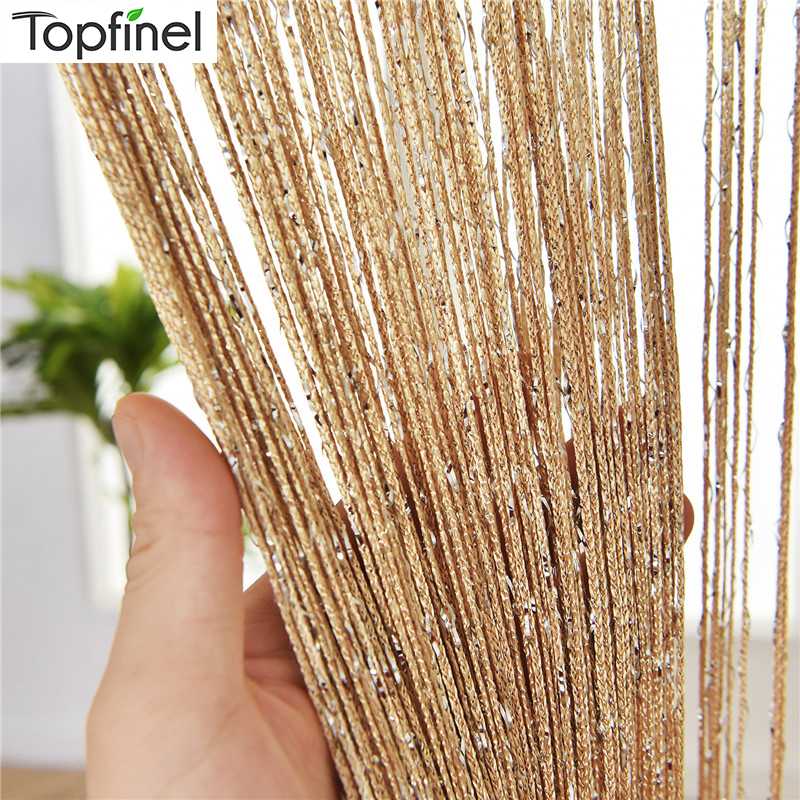Topfinel Solid color string Door Curtains for living room 300X260cm Shiny Tassel Line Curtains for window Home Decoration 2020, Champagne
Topfinel Solid color string Door Curtains for living room 300X260cm Shiny Tassel Line Curtains for window Home Decoration 2020, Champagne