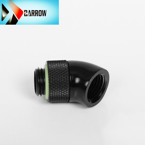 2PCS Barrow 45 degree Rotary Fitting s water cooling computer adapter Black White Silver G1/4'' thread TWT45-B01
2PCS Barrow 45 degree Rotary Fitting s water cooling computer adapter Black White Silver G1/4'' thread TWT45-B01