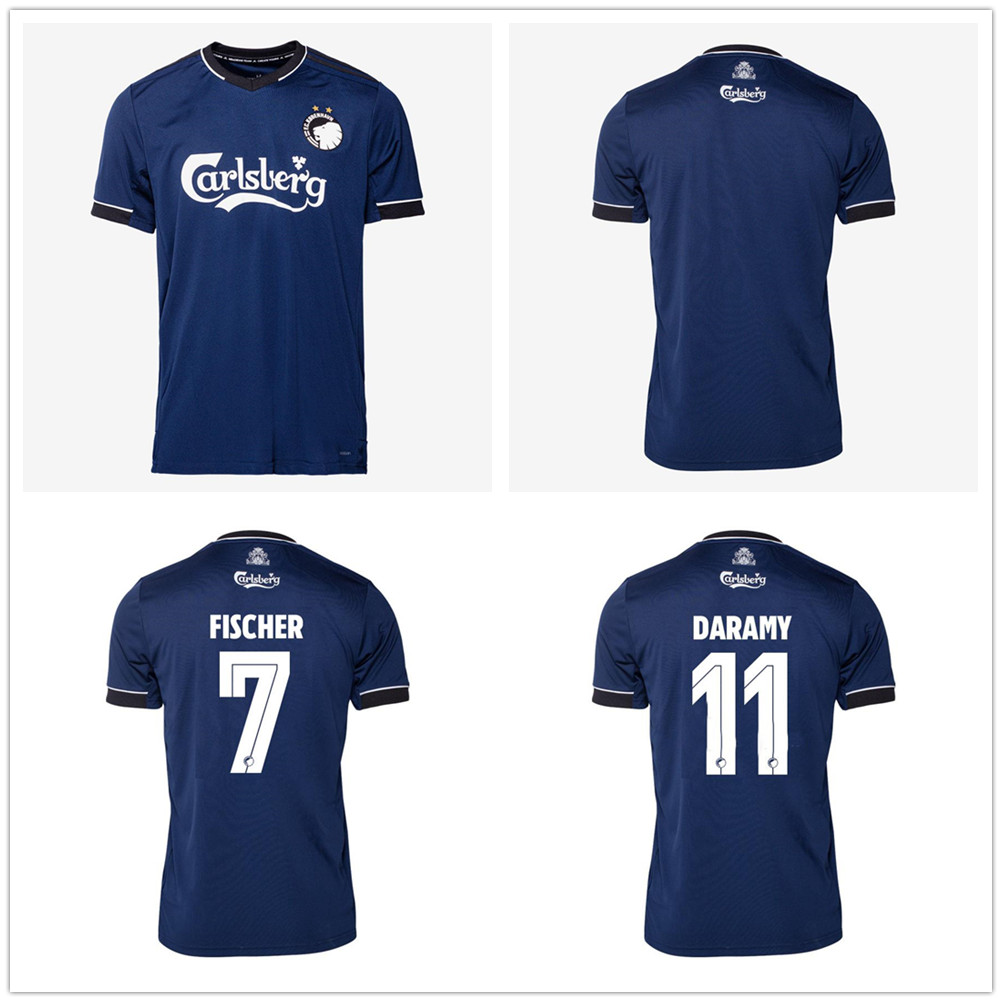 20 21 Copenhagen Football Jersey #7 FISCHER 10 ZECA 11 DARAMY SIGURDSSON 14 N'DOYE 29 SKOV Customized 20 20 Away Blue Road Soccer Shirt, Black;yellow
20 21 Copenhagen Football Jersey #7 FISCHER 10 ZECA 11 DARAMY SIGURDSSON 14 N'DOYE 29 SKOV Customized 20 20 Away Blue Road Soccer Shirt, Black;yellow