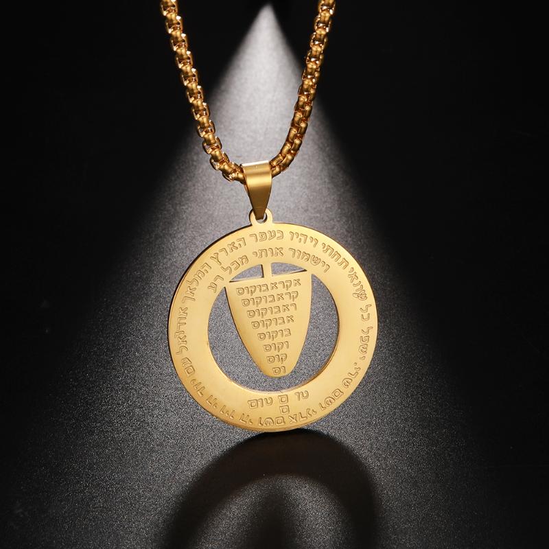 Dawapara Vintage Shield Pendant Necklace Stainless Steel Jewelry Box Chain Gold Color Men Necklace
Dawapara Vintage Shield Pendant Necklace Stainless Steel Jewelry Box Chain Gold Color Men Necklace