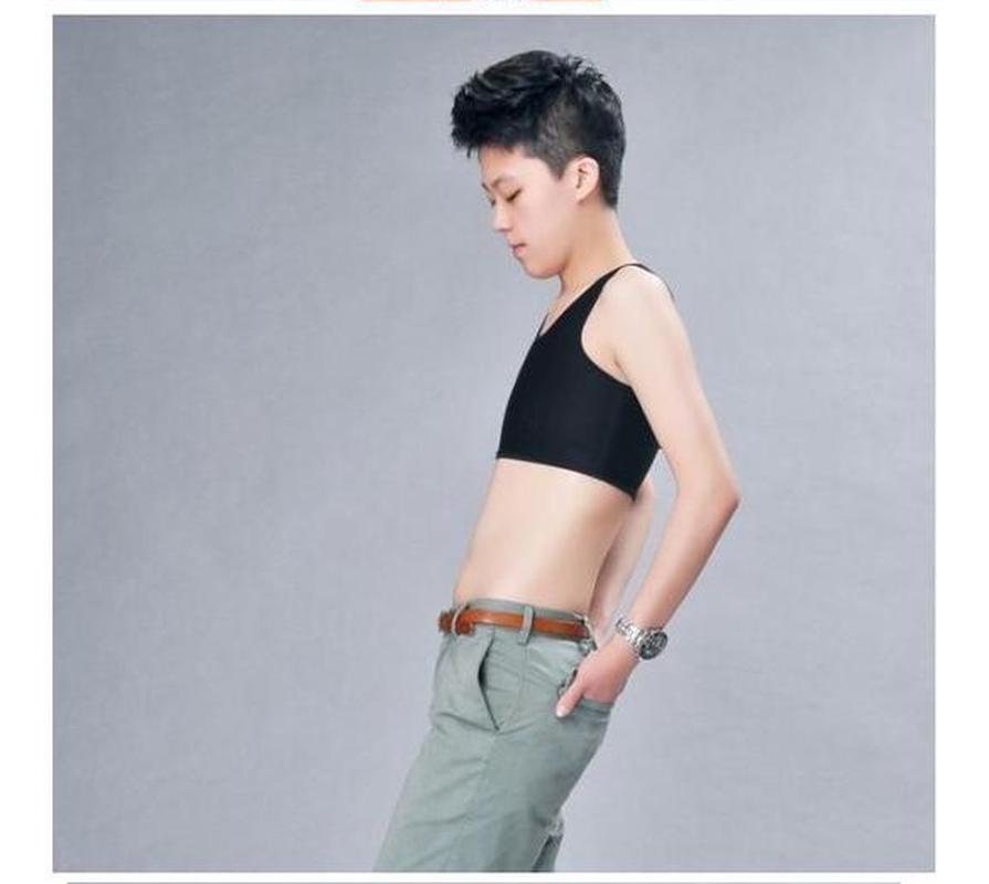 Sport Bra Top Tight Chest Binder Tank Top Adjustable Body Sculpting Sport Bras Chest Vest for Les Gym Running Yoga Bras