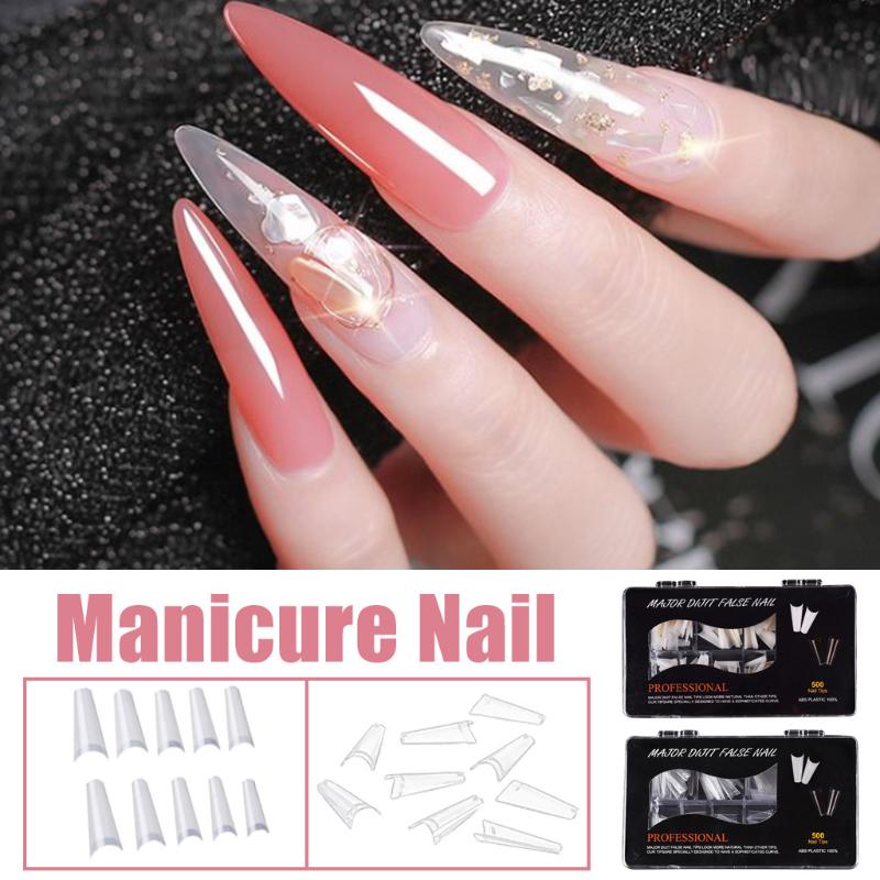 500pcs Fake False Nails Art Tip Adhesive Nail For Nail Extensions Polish Sticker Everything For Manicure Fiber Fast shipping ##5, White
500pcs Fake False Nails Art Tip Adhesive Nail For Nail Extensions Polish Sticker Everything For Manicure Fiber Fast shipping ##5, White