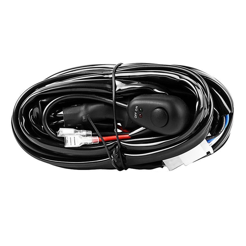 DHBH-LED Light Bar Wiring Harness Kit 12V 40A on Off Switch Power Relay Blade Fuse for Off Road Lights LED Work Light
DHBH-LED Light Bar Wiring Harness Kit 12V 40A on Off Switch Power Relay Blade Fuse for Off Road Lights LED Work Light