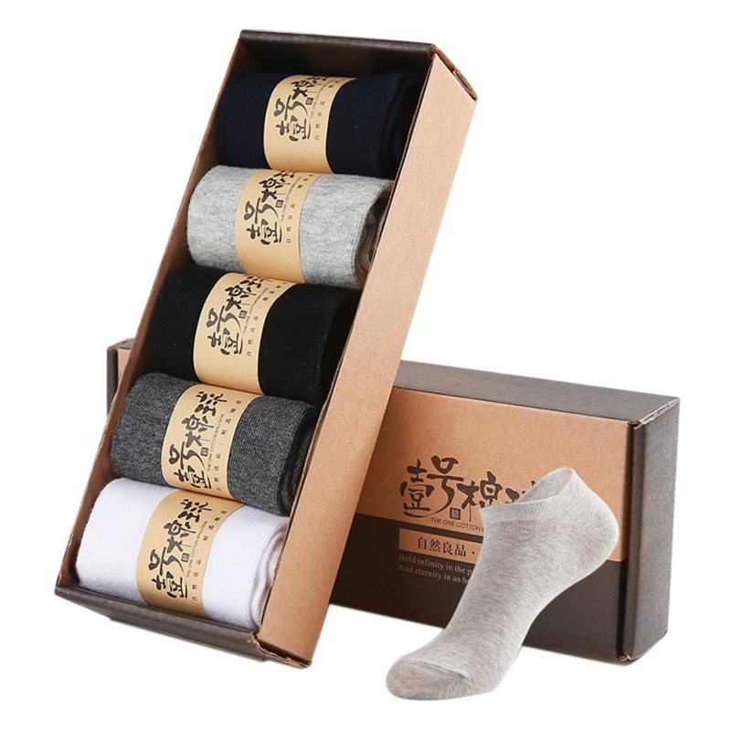 New 5 Pairs Spring Autumn Men Breathable Cotton Non-slip Slippers Socks Solid Colors, Beige
New 5 Pairs Spring Autumn Men Breathable Cotton Non-slip Slippers Socks Solid Colors, Beige