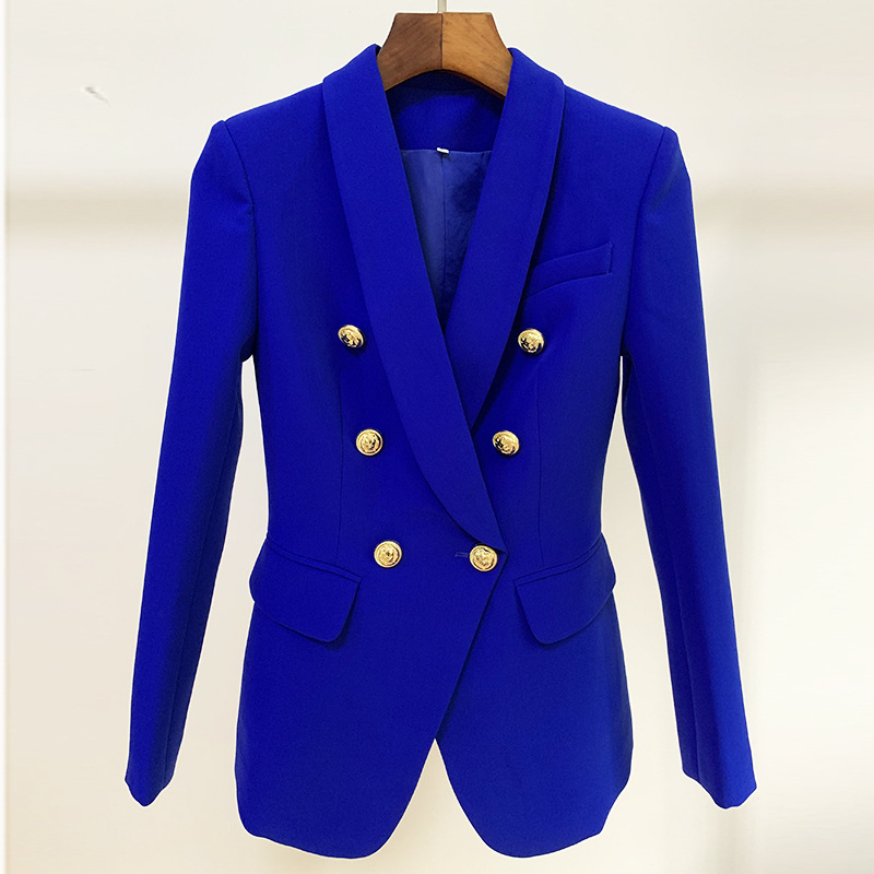 England Hot Moda Fashion Double Breasted Blue Jacket Women 2020 Autumn Winter Elegant Long Sleeve Shawl Collar Long Coats Ladi, As pic
England Hot Moda Fashion Double Breasted Blue Jacket Women 2020 Autumn Winter Elegant Long Sleeve Shawl Collar Long Coats Ladi, As pic
