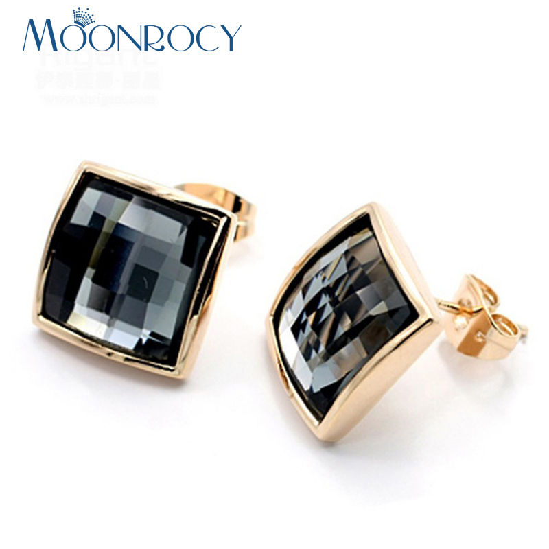 MOONROCY Drop Shipping Fashion Jewelry Rose Gold Color Square Blue Purple Red Black Crystal Earrings for Women Gift Wholesale
MOONROCY Drop Shipping Fashion Jewelry Rose Gold Color Square Blue Purple Red Black Crystal Earrings for Women Gift Wholesale