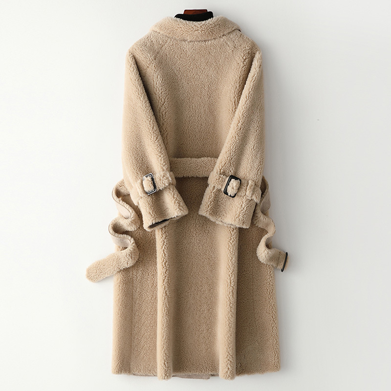 shearing Sheep Winter Fur Coat Female Wool Jacket Korean Thick Long Women' Fur Coats+belt Elegant Women Clothes 2020 +belt, Red
shearing Sheep Winter Fur Coat Female Wool Jacket Korean Thick Long Women' Fur Coats+belt Elegant Women Clothes 2020 +belt, Red