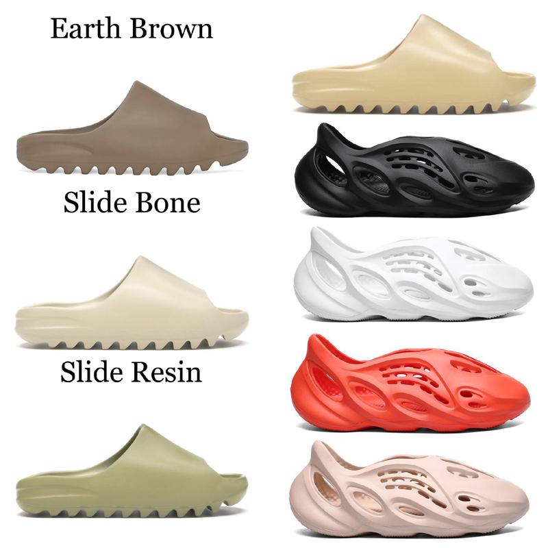 2021 Slides Slippers Foam Runner Desert Sand Triple Black Bone White Resin Slide Sandal Mens Slipper With Box 
2021 Slides Slippers Foam Runner Desert Sand Triple Black Bone White Resin Slide Sandal Mens Slipper With Box