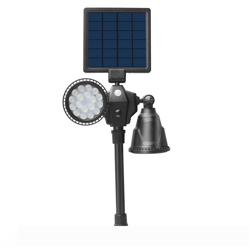 36 LED Pawn Lights Solar Garden Sensor Spotlight Outdoor Waterproof Lighting for Yard Pathway Lawn Patio