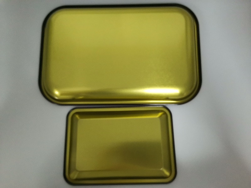 cheapest!!!DIY rolling tray metal rolling tobacco trays blank unique cigarette smoke accessory black color with fast shipping can custom