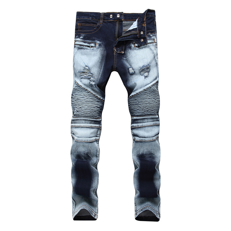 2020 New Fashion Destroyed Biker Jeans Mens Ripped Distressed Straight Skinny Jeans Bleached Denim Pants Scratch Long Trousers, 1766
2020 New Fashion Destroyed Biker Jeans Mens Ripped Distressed Straight Skinny Jeans Bleached Denim Pants Scratch Long Trousers, 1766