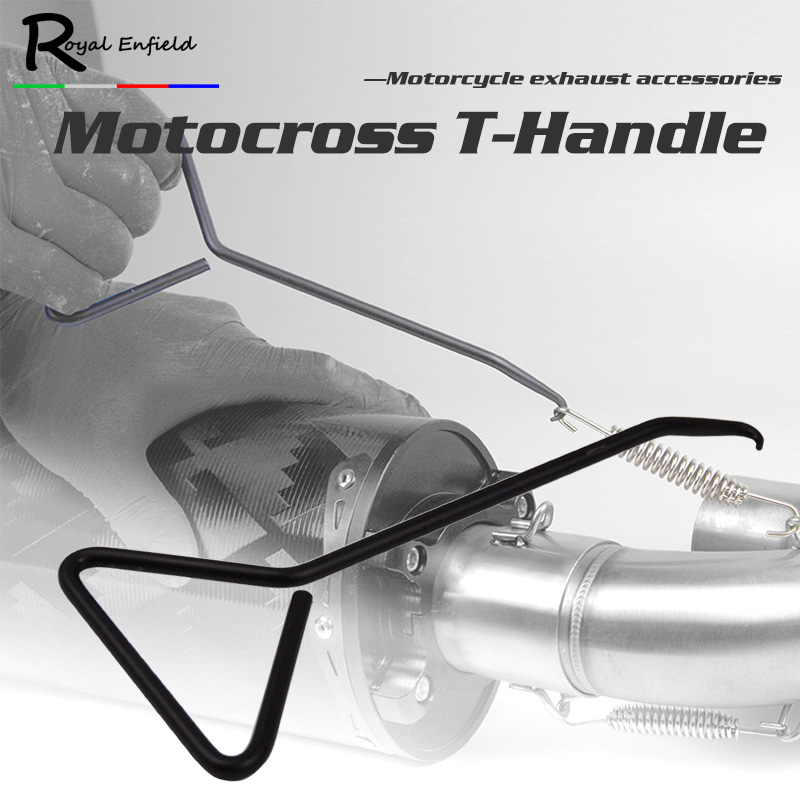 Motorcycle Motocross muffler pipeT-Handle Exhaust Stand Spring Hook Puller Tool Motorcycle Kart Bike ATV Exhaust Systems Black
Motorcycle Motocross muffler pipeT-Handle Exhaust Stand Spring Hook Puller Tool Motorcycle Kart Bike ATV Exhaust Systems Black