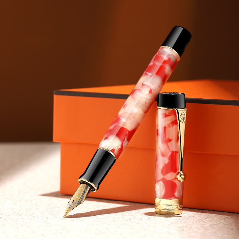 Luxury Jinhao Century 100 Fountain Pen Acrylic Gold Clip 0.7mm Nib Collect Pen Business Office Supplies caneta tinteiro, Red
Luxury Jinhao Century 100 Fountain Pen Acrylic Gold Clip 0.7mm Nib Collect Pen Business Office Supplies caneta tinteiro, Red