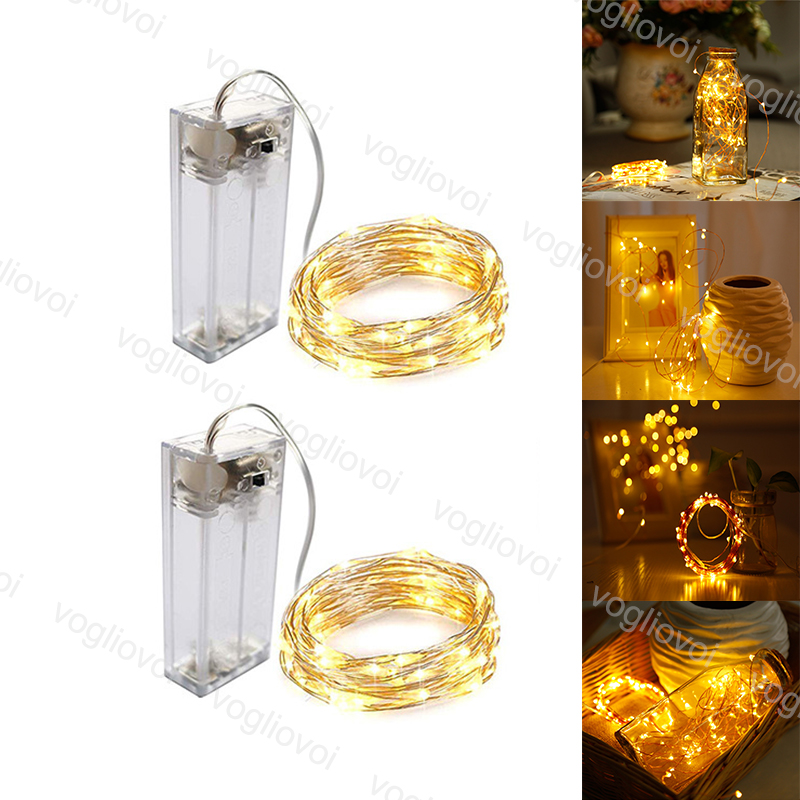 LED Strings Multicolour Copper Silver 1M 2M 3M Battery Box Holiday lighting For Fairy Christmas Tree Garland Wedding Party Decoration EUB
LED Strings Multicolour Copper Silver 1M 2M 3M Battery Box Holiday lighting For Fairy Christmas Tree Garland Wedding Party Decoration EUB
