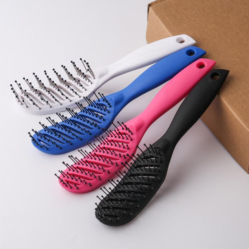 Portable Curved Anti-Static Hair Massage Comb Wet Dry Dual-Use Hairdressing Styling Hair Brush Home Salon Styling Combs
Portable Curved Anti-Static Hair Massage Comb Wet Dry Dual-Use Hairdressing Styling Hair Brush Home Salon Styling Combs