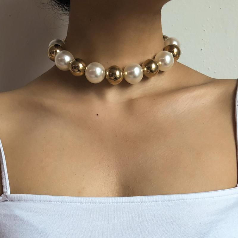 Pearl Choker Necklaces Fashion Women Necklace Jewelry Accessories Gold Silver Color Women Party Dress Pearl Choker Necklace
Pearl Choker Necklaces Fashion Women Necklace Jewelry Accessories Gold Silver Color Women Party Dress Pearl Choker Necklace