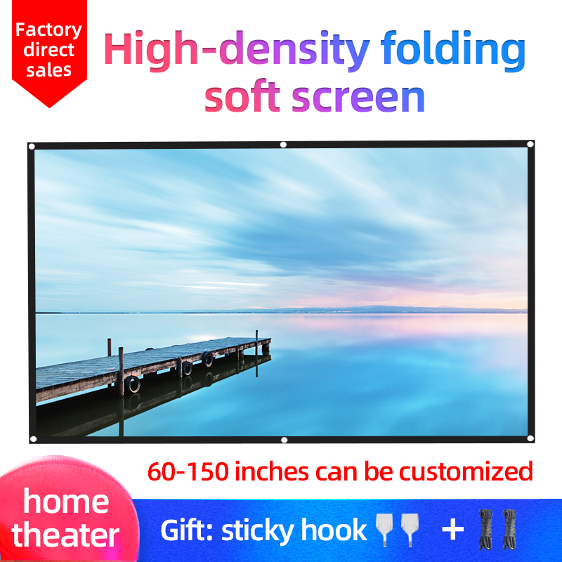 LEJIADA 16:9 Hight-density Portable Folding Sotf Screen Home Outdoor KTV office 3d HD projector screen projection
LEJIADA 16:9 Hight-density Portable Folding Sotf Screen Home Outdoor KTV office 3d HD projector screen projection