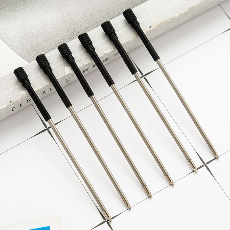Refills 20 Pcs/lot Metal Ballpoint Pen 9CM Black Ink Medium Roller Ball Pens Refill School Office Stationery Gifts Supplies
Refills 20 Pcs/lot Metal Ballpoint Pen 9CM Black Ink Medium Roller Ball Pens Refill School Office Stationery Gifts Supplies