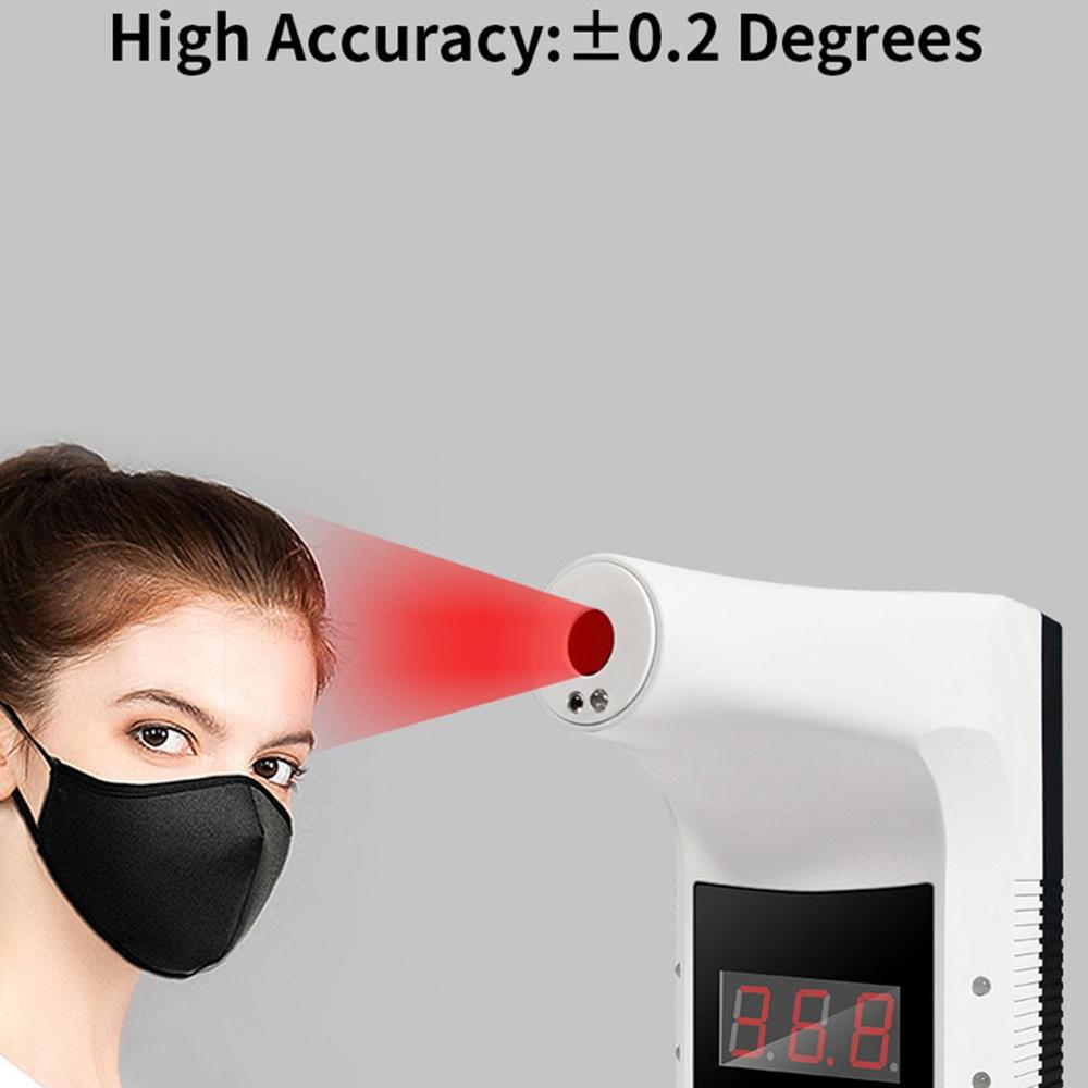 ALK K3 Wall-Mounted Electronic Thermometer Digital Infrared Tester Non-Contact IR Laser Temperature Sensor for Office Factory