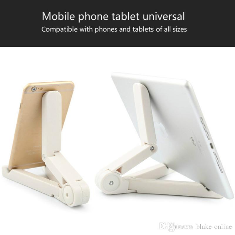 Universal Tablet PC Stand Holder Mobile Phone Holder Rotate Foldable Desktop Mount Holder Bracket for iPhone IPAD Samsung Tablet