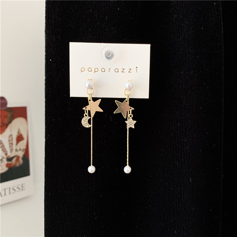 Drop Stud Earring Women Long Pendant Earrings Moon Ladies Fashion Jewelry European Rose Gold Color Trendy Stainless Kolczyki
Drop Stud Earring Women Long Pendant Earrings Moon Ladies Fashion Jewelry European Rose Gold Color Trendy Stainless Kolczyki