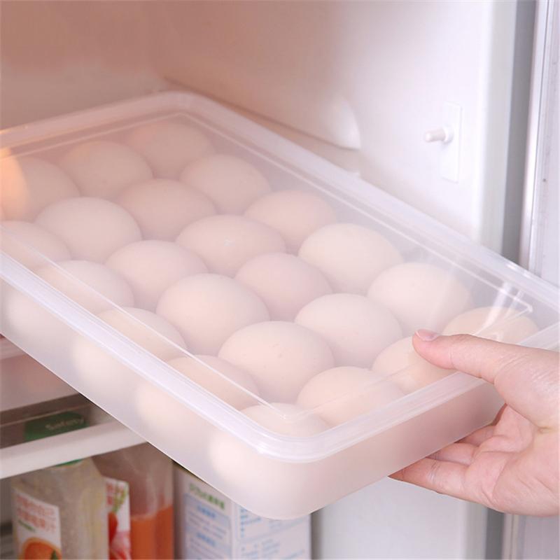 Single-layer Refrigerator Dumplings Egg Storage Box Sealed Storage Container Plastic Box Can Hold 21-24 Eggs A40
Single-layer Refrigerator Dumplings Egg Storage Box Sealed Storage Container Plastic Box Can Hold 21-24 Eggs A40