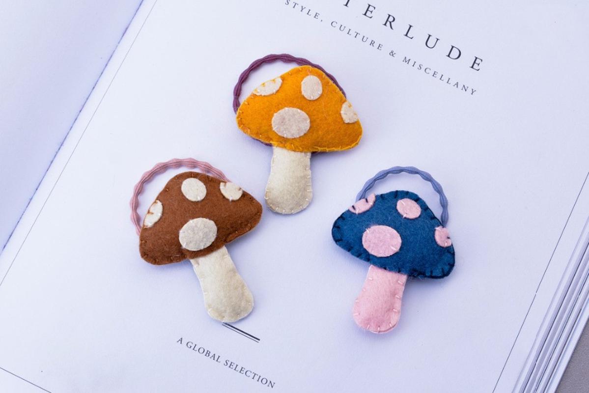 15pcs ins Fashion Cute Felt Mushroom Hair Ties Solid Cartoon Elastic Hair Bands Princess Headwear Boutique Accessories, Multi
15pcs ins Fashion Cute Felt Mushroom Hair Ties Solid Cartoon Elastic Hair Bands Princess Headwear Boutique Accessories, Multi