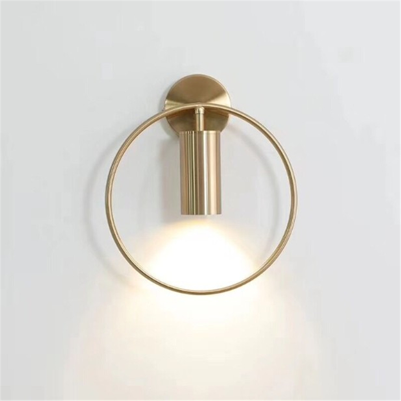 Nordic 5W GU10 led Wall Lamp For Bedroom Bedside black gold wrought iron Circle LED Wall sconce Aisle corridor Lighting Fixtures
Nordic 5W GU10 led Wall Lamp For Bedroom Bedside black gold wrought iron Circle LED Wall sconce Aisle corridor Lighting Fixtures