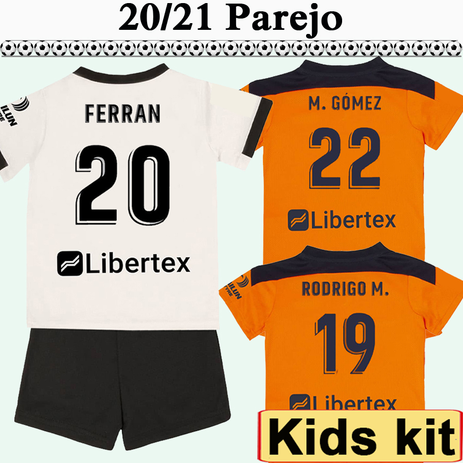 2020 2021 PAREJO Kids Kit Soccer Jerseys M. GOMEZ GUEDES RODRIGO M. FERRAN GAMEIRO Home White Away Orange Child Football Shirt Short Sleeve, Tz441 2021 away no socks
2020 2021 PAREJO Kids Kit Soccer Jerseys M. GOMEZ GUEDES RODRIGO M. FERRAN GAMEIRO Home White Away Orange Child Football Shirt Short Sleeve, Tz441 2021 away no socks
